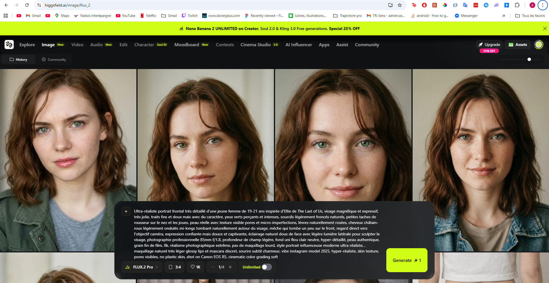 Influenceuse IA tiktok/insta/youtube