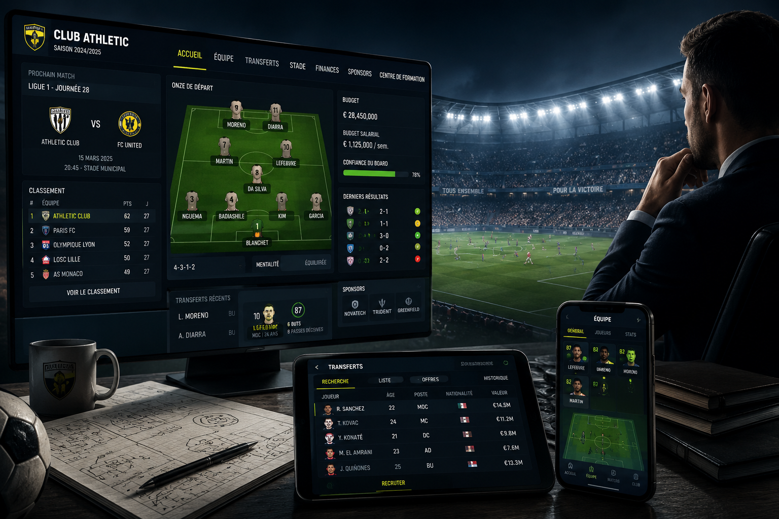 Ligue Pro Manager App